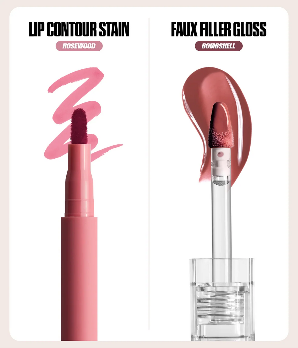 HUDA BEAUTY - Lip Stain And Lip Gloss Duos