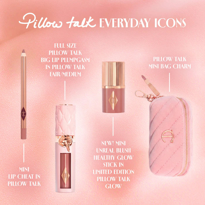 Charlotte Tilbury Pillow Talk Everyday Icons Lip & Cheek Makeup Gift Set