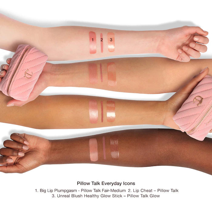 Charlotte Tilbury Pillow Talk Everyday Icons Lip & Cheek Makeup Gift Set