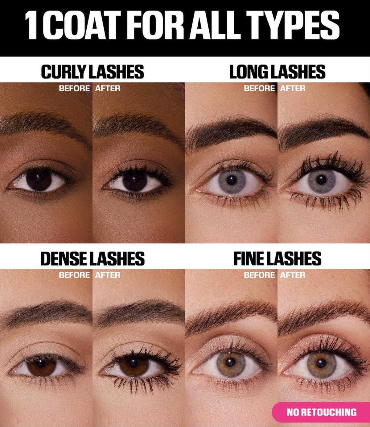 Huda Beauty 1 COAT WOW! Extra volumizing and lifting mascara